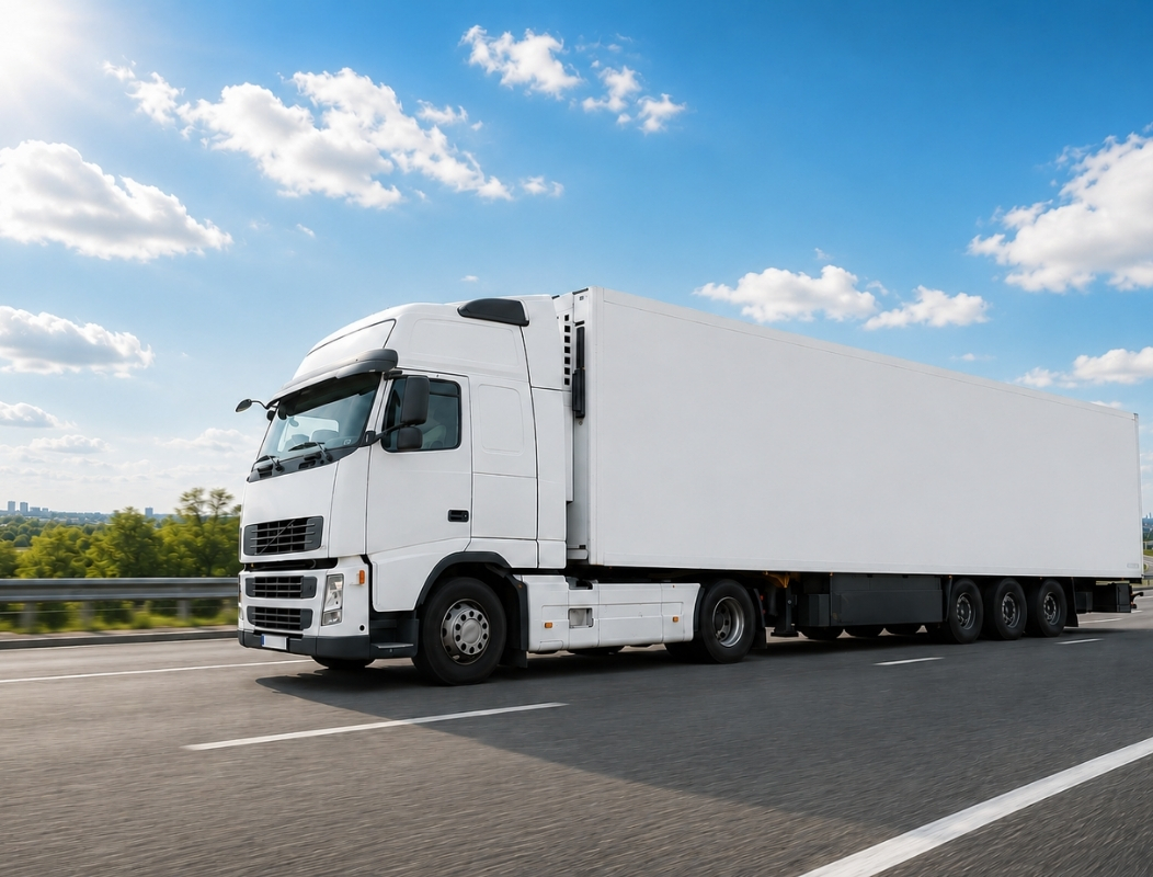 Jockey driver moving a finished vehicle inside a Global Group stockyard